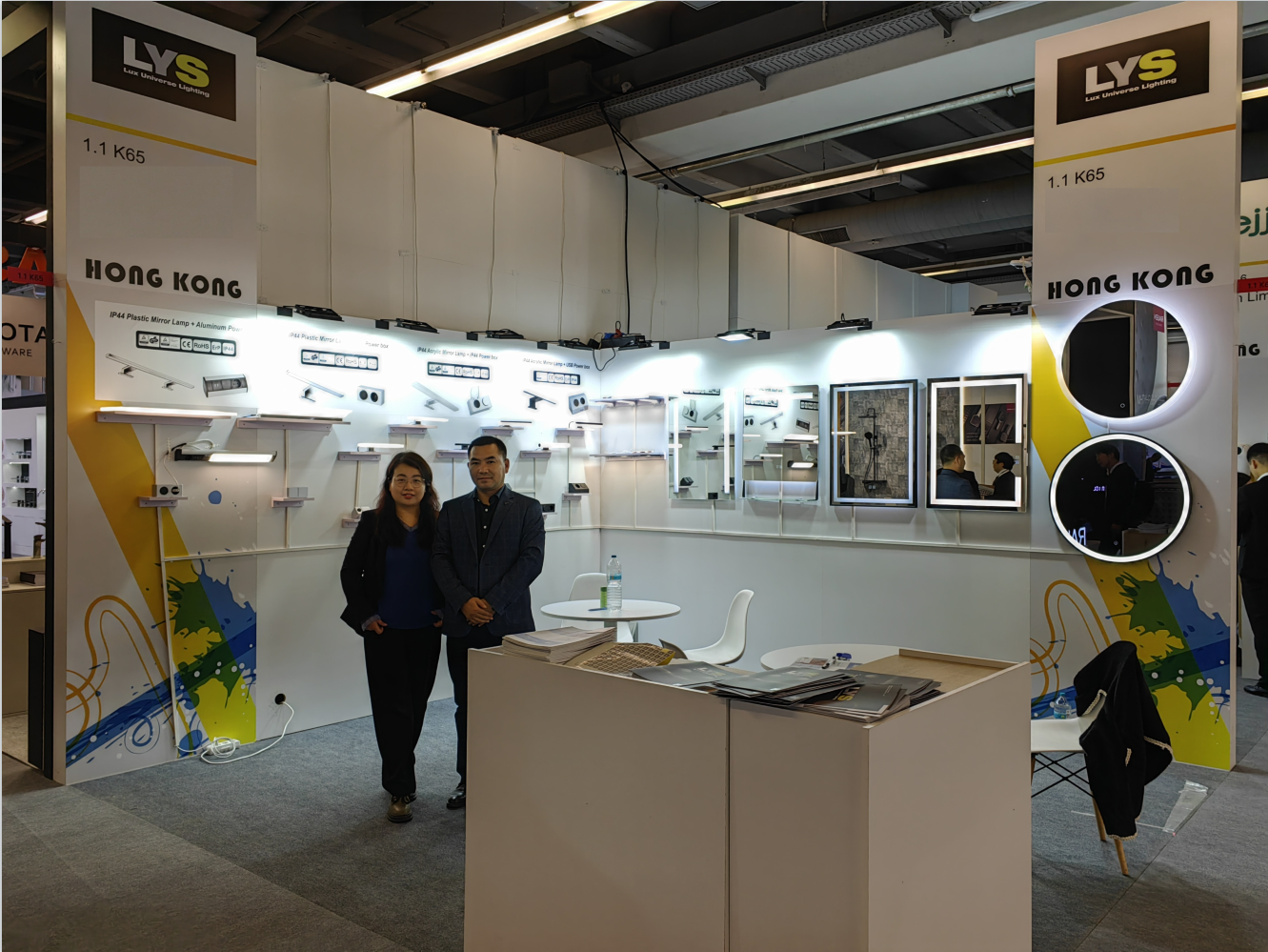 LED-peiliesittelymme ISH Frankfurt 2023 -tapahtumassa - Uutiset - Ningbo Lux universe Lighting Technology Co., Ltd.